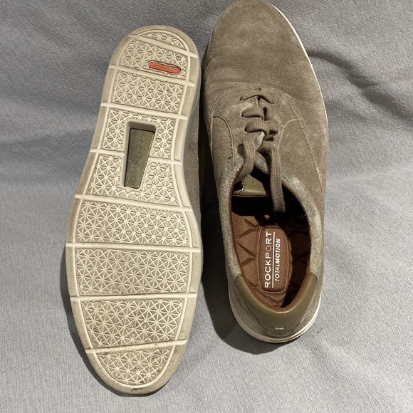 Rockport TotalMotion Suede Shoes Men Size 11 - Picture 4 of 10